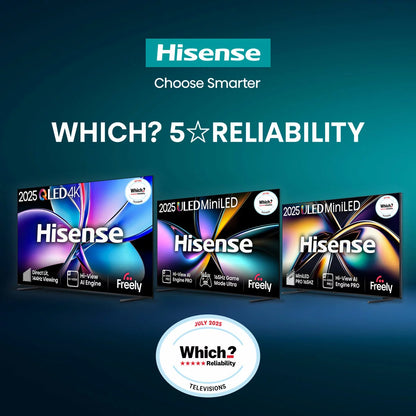 Hisense 50A7QTUK 50 Inch QLED HD Smart TV 5-Year Warranty
