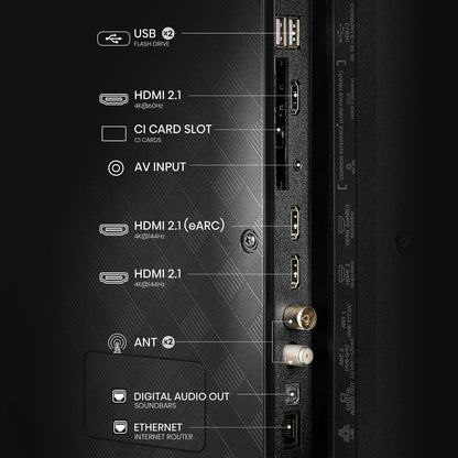 Hisense 43E78QTUK PRO 43 Inch QLED HD Smart TV