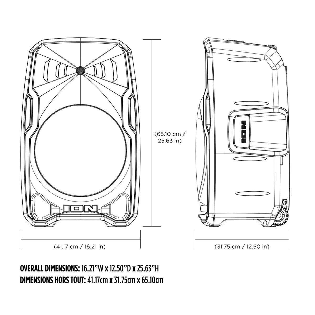 ION Audio Total PA Apex Battery-Powered PA Speaker with Wireless Microphone