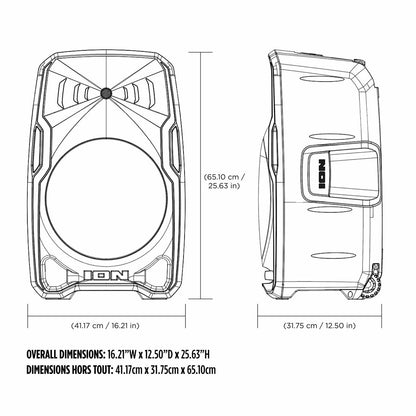 ION Audio Total PA Apex Battery-Powered PA Speaker with Wireless Microphone