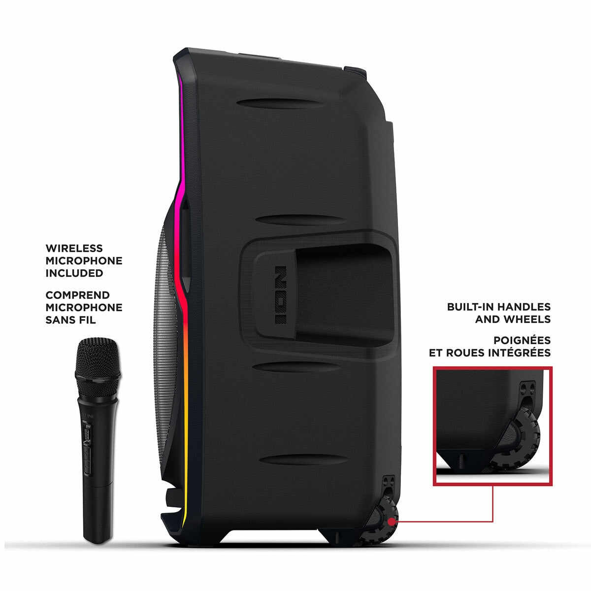 ION Audio Total PA Apex Battery-Powered PA Speaker with Wireless Microphone