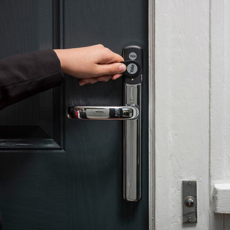 Yale Conexis L2 Smart Lock with 4 Tags available in Chrome