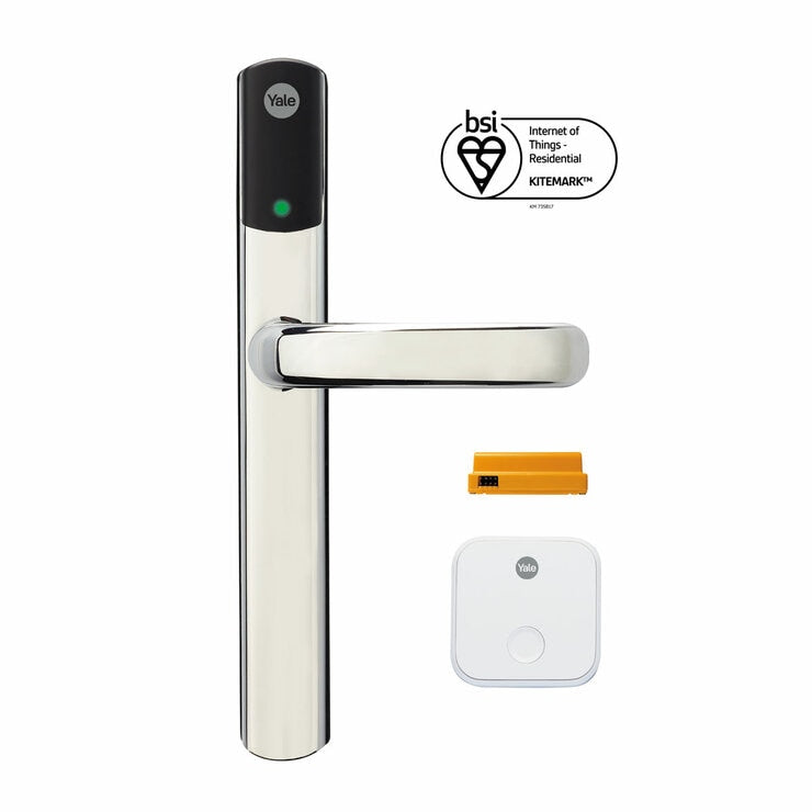 Yale Conexis L2 Smart Lock with 4 Tags available in Chrome
