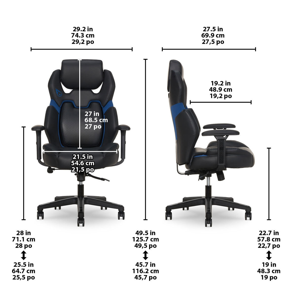 DPS?Encode Gaming Chair With Adjustable Headrest