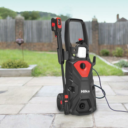 Hilka 2000W 160 Bar Control Pressure Washer with Patio Cleaner
