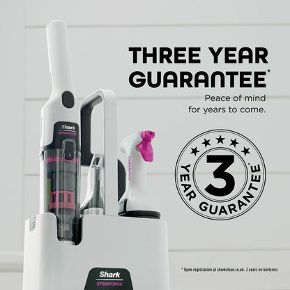 Shark StainForce Cordless Stain-Destroying Spot Cleaner, HX100UKT