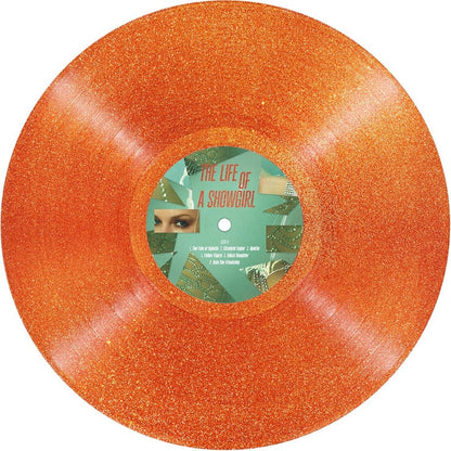 The Life of a Showgirl - Portofino Orange Glitter Vinyl by Taylor Swift