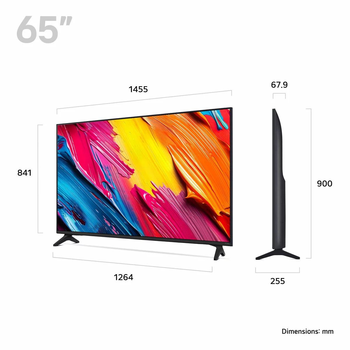 LG 65QNED70A6A 65 Inch QNED 4K Ultra HD Smart TV 5-Year Warranty