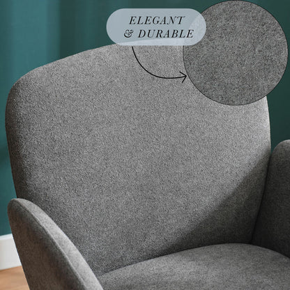 Henredon Murphy Fabric Office Chair, Grey