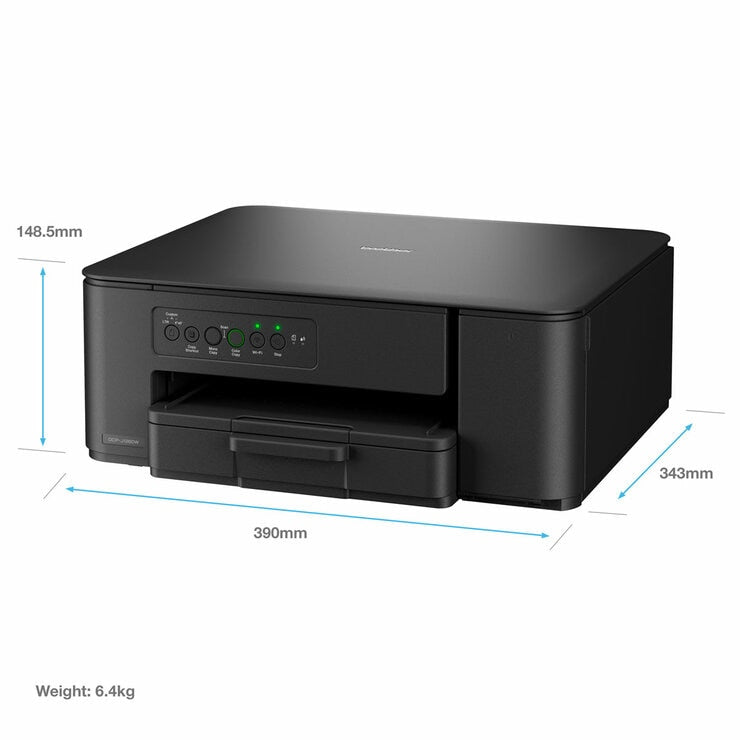 Brother 3-in-1 compact inkjet colour printer, DCP-J1260W