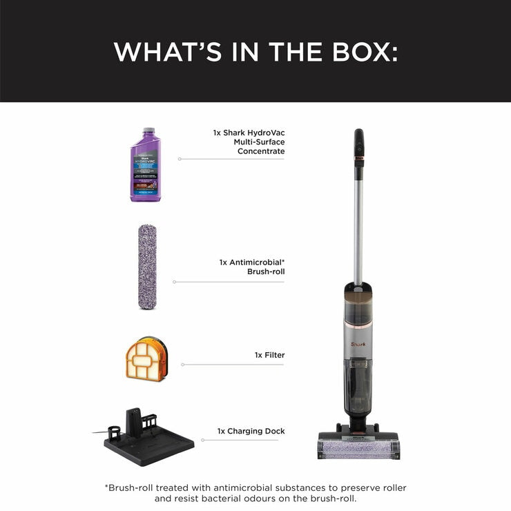 Shark HydroVac Cordless Hard Floor Cleaner, WD210UK