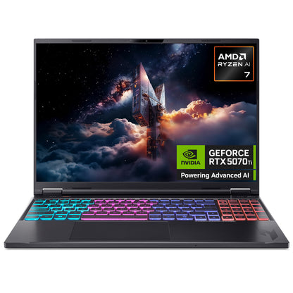 Acer Nitro 16 AI Gaming Laptop AMD Ryzen AI 7 16 Inch 16GB 1TB GEFORCE RTX5070Ti