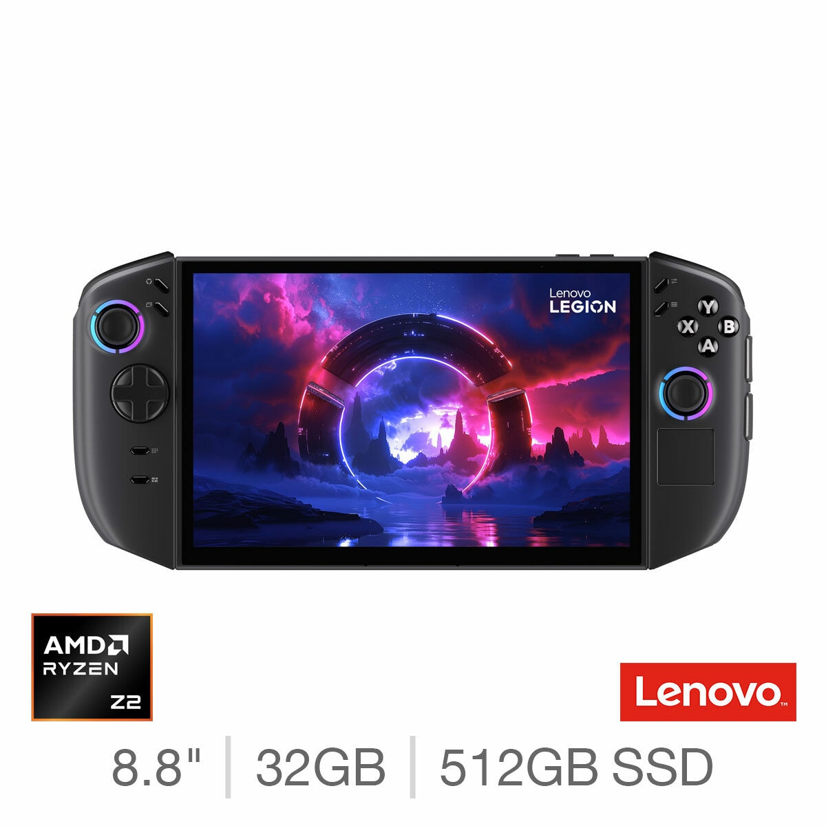 Lenovo Legion Go Handheld Gaming Console, AMD Ryzen Z2, 32GB RAM, 512GB SSD