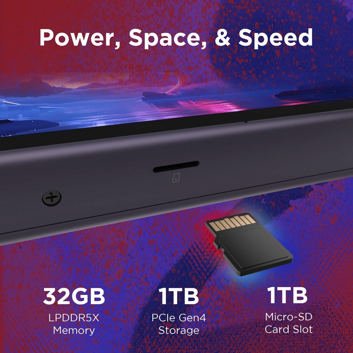 Lenovo Legion Go S Handheld Gaming Console - AMD Ryzen Z2 Go, 16GB RAM, 1TB SSD