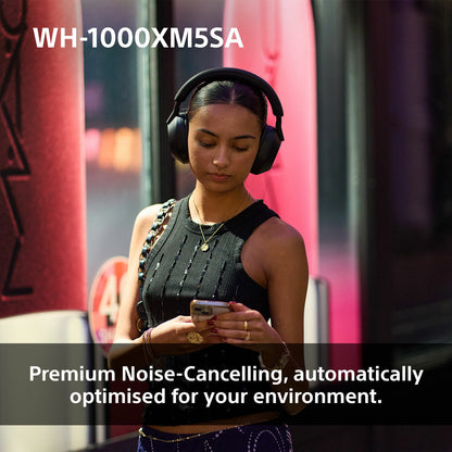 Sony WH-1000XM5SA Over-Ear Wireless Headphones in Black