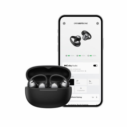Shokz OpenDots One Headphones in Black