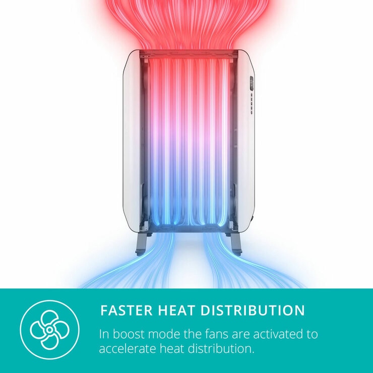 Duux Edge Oil Filled Radiator 2000W, DXOH20UK