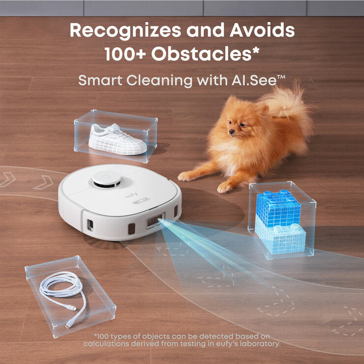 Eufy X10 Pro Omni Robot Vacuum in White, T2351221