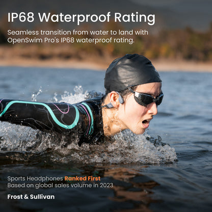 Shokz OpenSwim Pro Headphones in Black