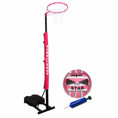 Sure Shot 9ft (2.7 m) Prime Shot Junior Netball Goal with Padding (5-12 Years)