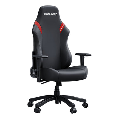Anda Seat Luna Gaming Chair 120 kg Premium Leather Black Red