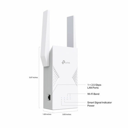 TP-Link RE235BE Dual-band WiFi 7 Range Extender, BE3600