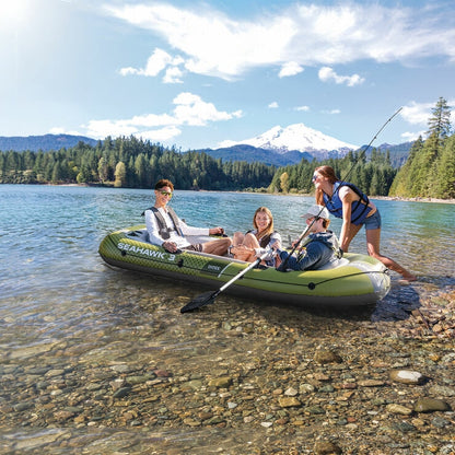 Intex Seahawk 3 Person Inflatable Boat Set