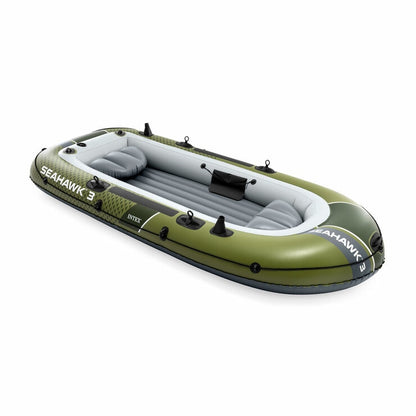 Intex Seahawk 3 Person Inflatable Boat Set