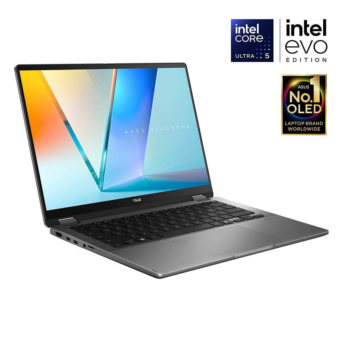 ASUS Vivobook Flip 2in1 Laptop, Ultra 5 16GB/512GB 14-Inch OLED, TP3407SA-QL011W