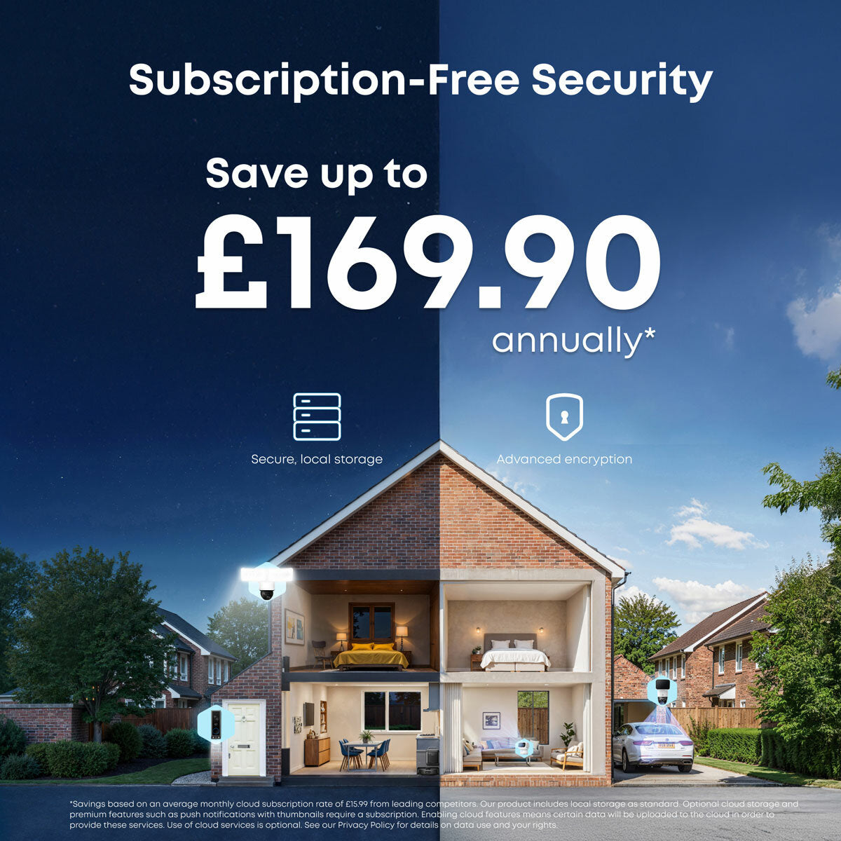 eufy Floodlight E30 2K Smart Security Camera CCTV - No Monthly Fees