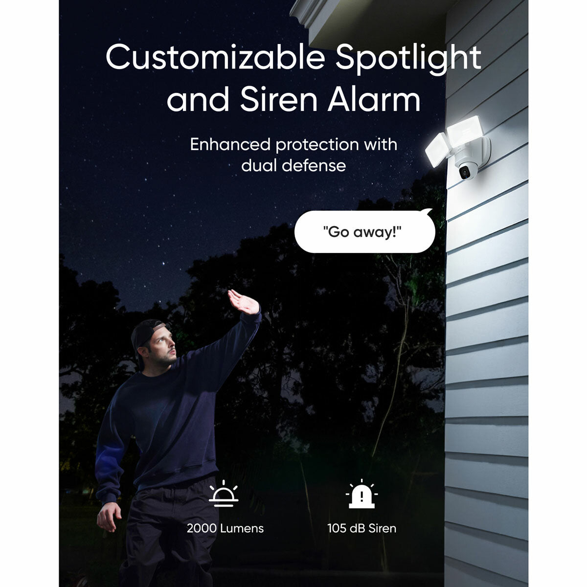 eufy Floodlight E30 2K Smart Security Camera CCTV - No Monthly Fees