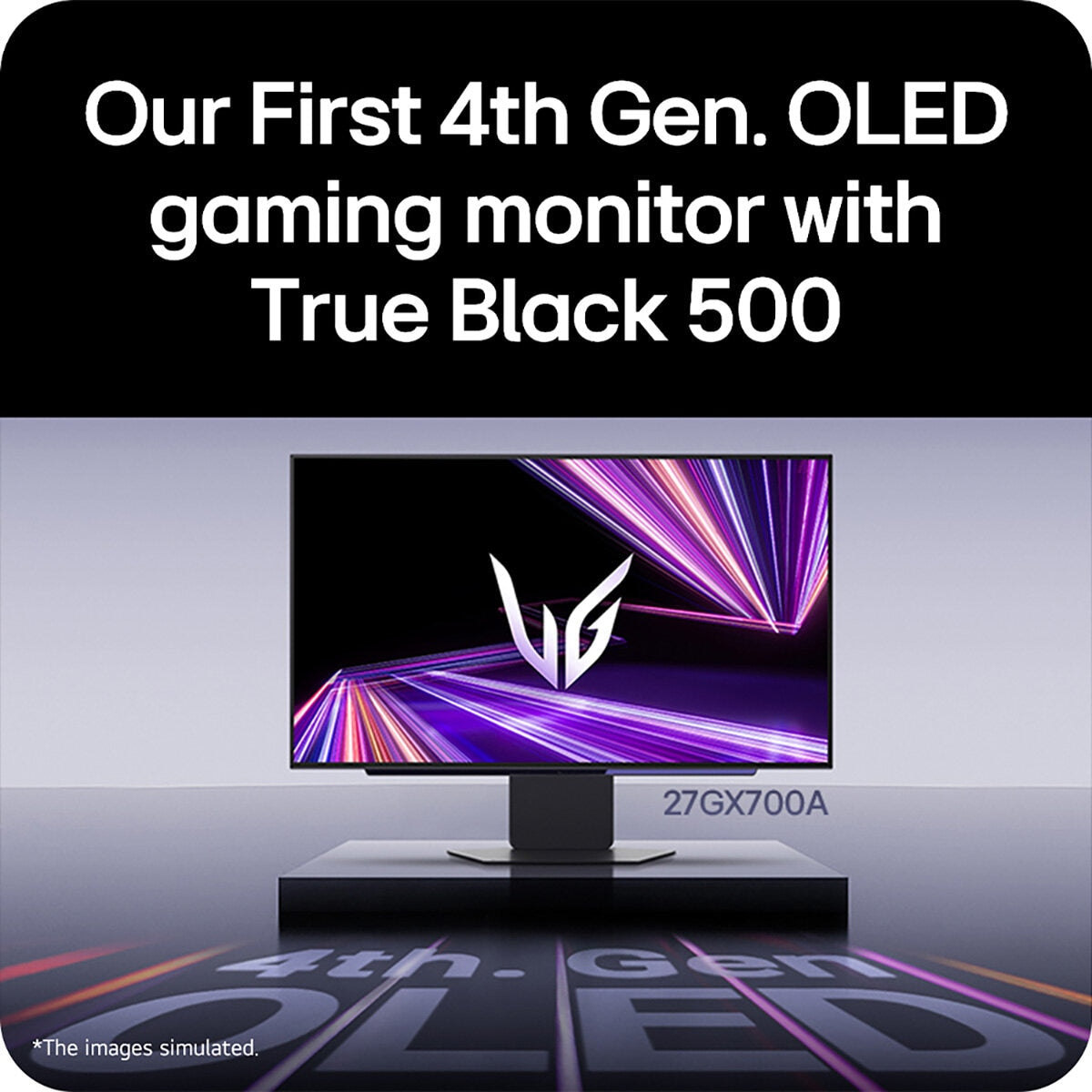 LG UltraGear 27 Inch QHD 280Hz OLED Gaming Monitor