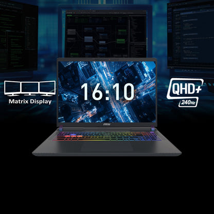 MSI Vector 16 HX AI A2XW Gaming Laptop Ultra7 16/512GB RTX5070Ti, 9S7-15M352-403
