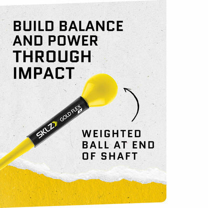 SKLZ Gold Flex Golf Swing Trainer, 48 inch