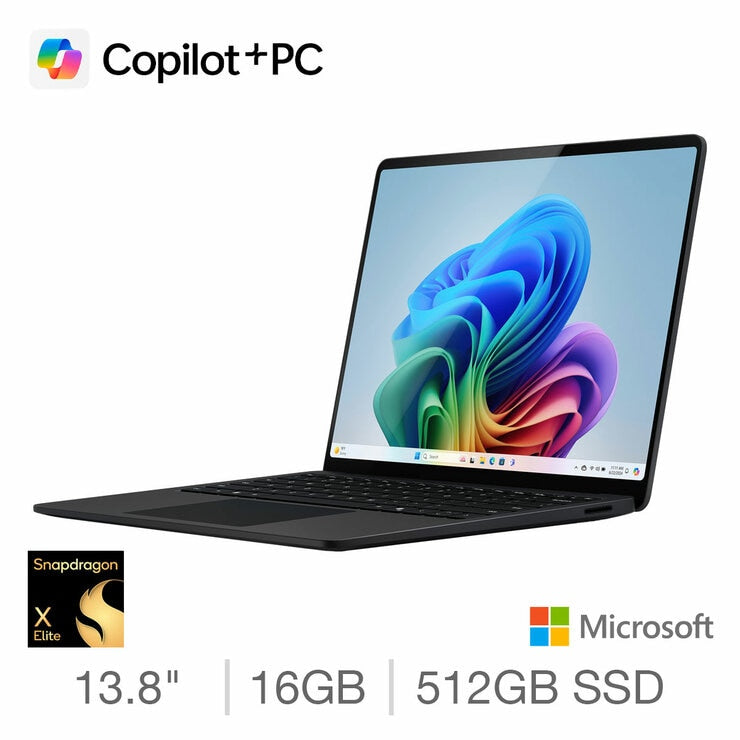 Microsoft Surface Laptop 7 Copilot+ PC - 13.8 Inch Snapdragon X Elite 16GB 512GB