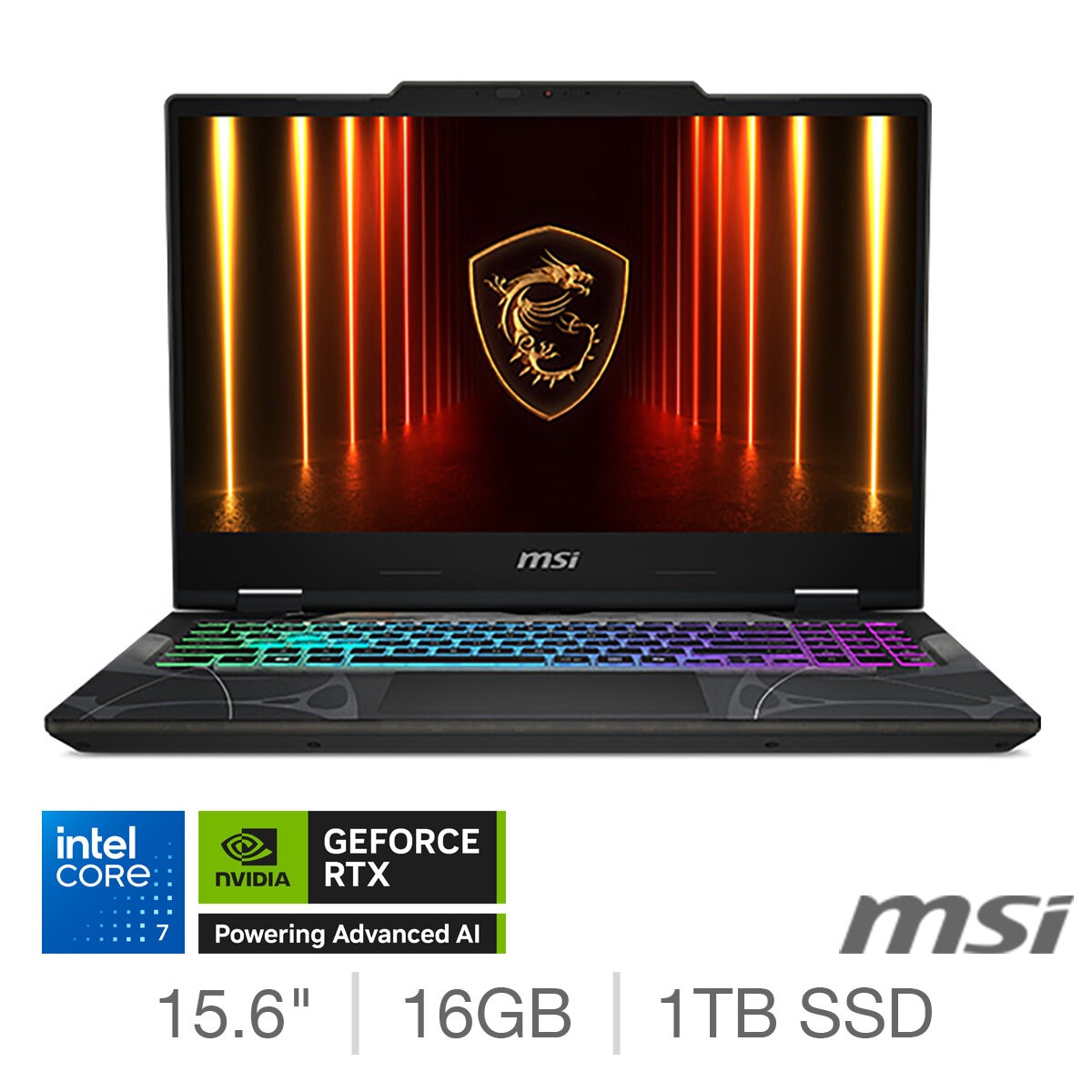 MSI Cyborg 15 Gaming Laptop, Core 7 16GB/1TB RTX5050, 15.6 Inch, 9S7-15Q342-021