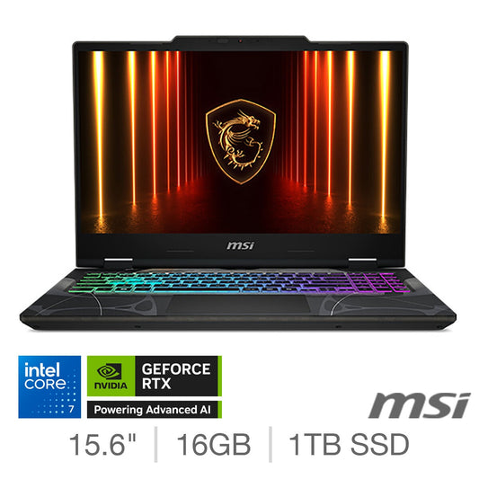 MSI Cyborg 15 Gaming Laptop, Core 7 16GB/1TB RTX5050, 15.6 Inch, 9S7-15Q342-021
