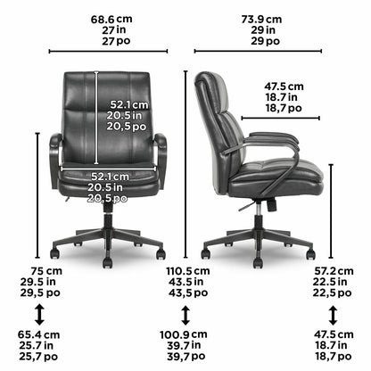 True Innovations Mid Back Managers Chair