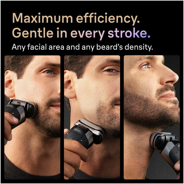 Braun 9675cc Series 9 Pro Shaver with Cleaning & Power Case in Grey