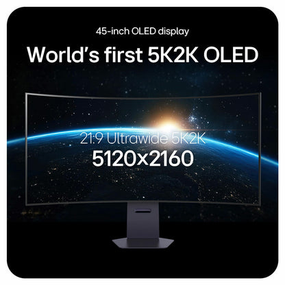 LG UltraGear 45 Inch Gaming Monitor, 165Hz WUHD Curved OLED, 45GX950A-B.AEK