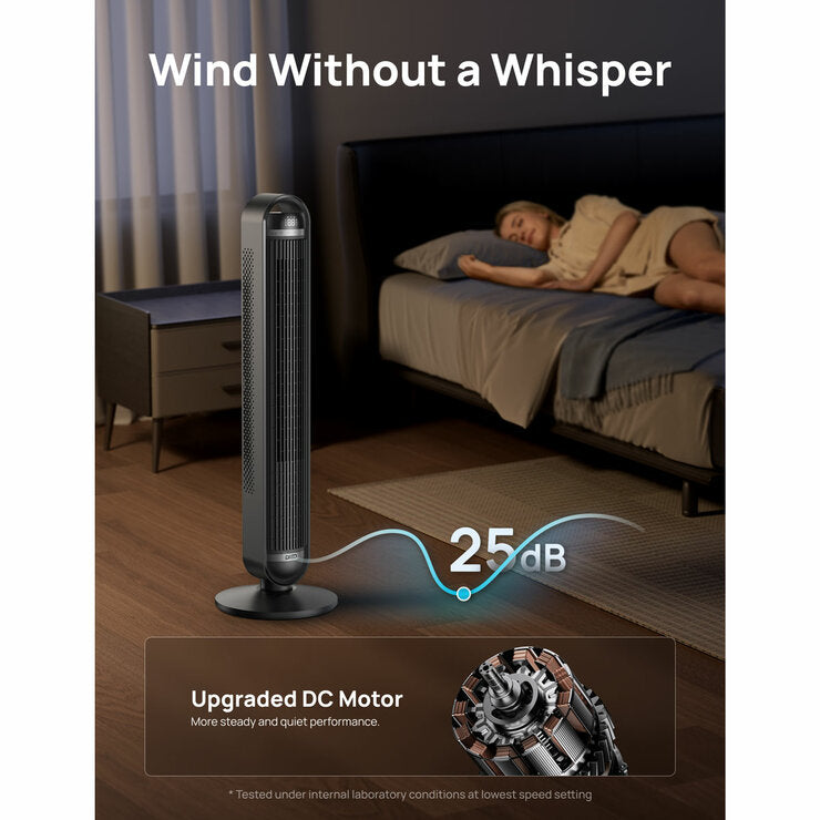 Dreo Smart Cruiser Tower Fan in Black, DR-HTF011S