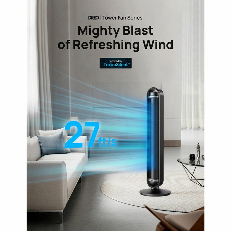 Dreo Smart Cruiser Tower Fan in Black, DR-HTF011S
