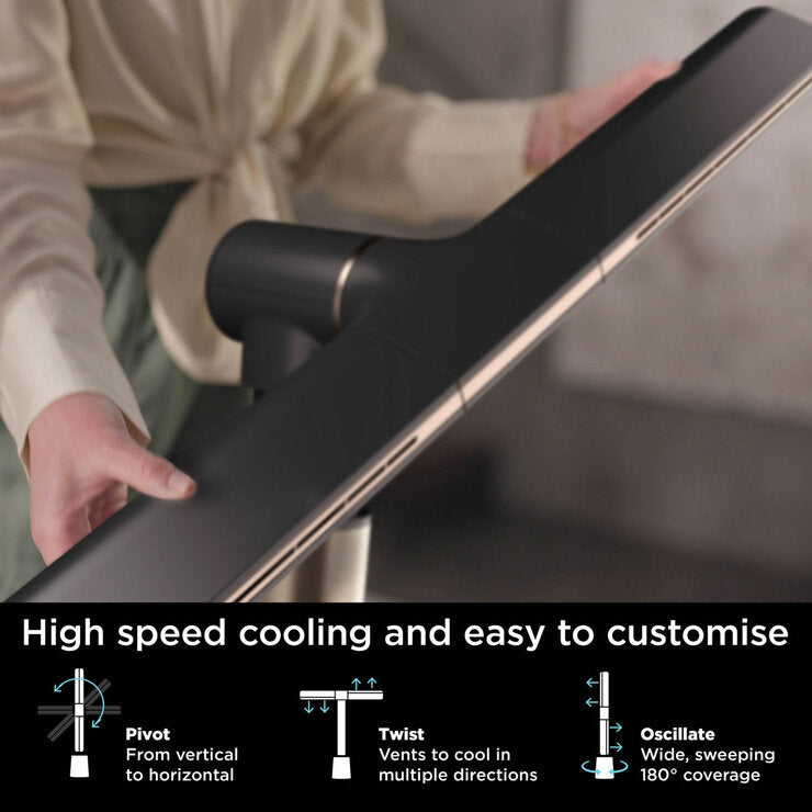Shark TurboBlade Multi-Directional Cooling Fan in Black, TF200SUK