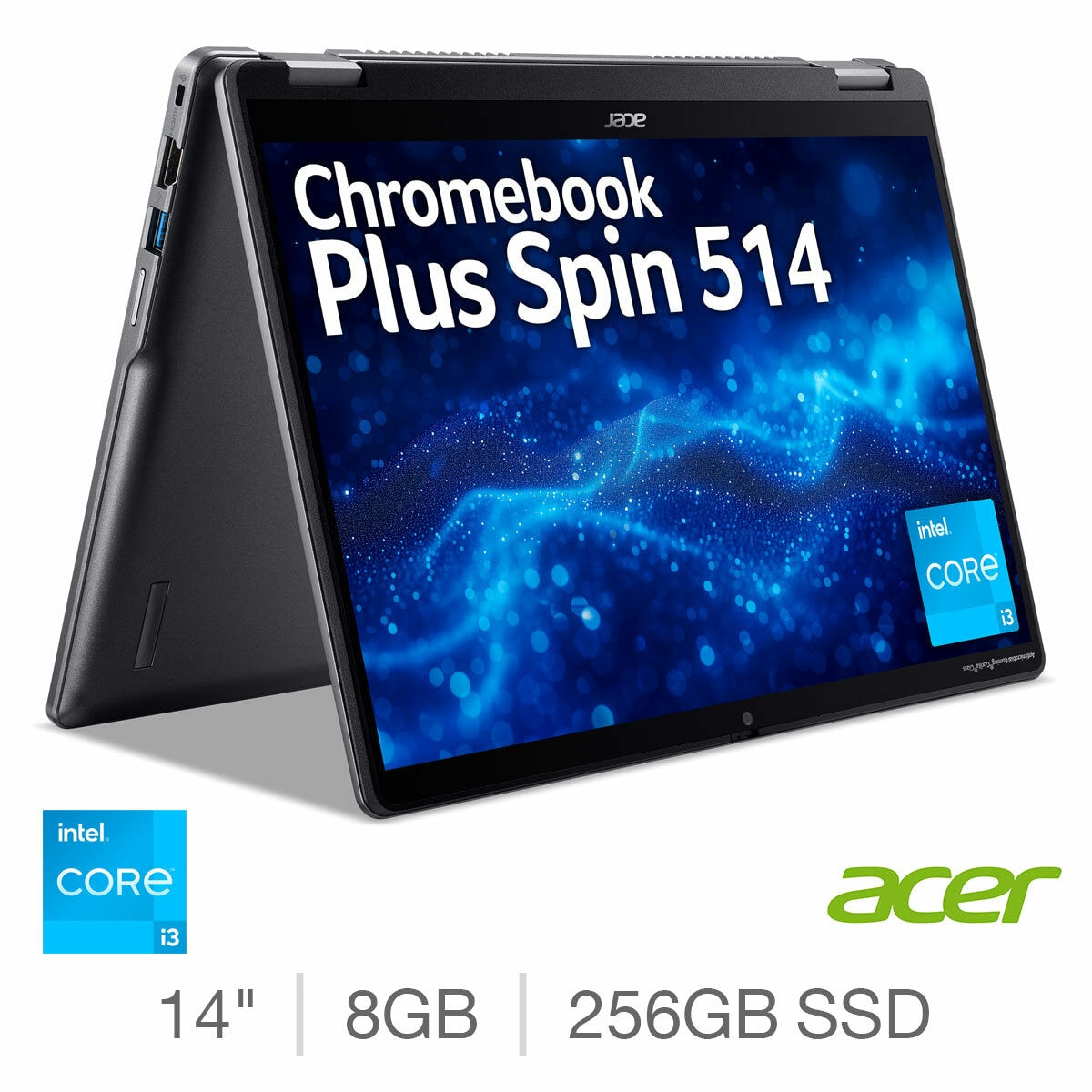 Acer Chromebook Spin Laptop, 8GB/256GB Intel Core i3-1315U 14 Inch, NX.J2AEK.005