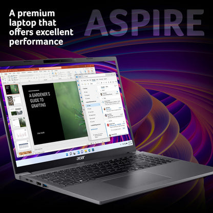 Acer Aspire 16 Laptop, Ultra 5, 16GB RAM, 512GB SSD, 16 Inch OLED , NX.J5LEK.003