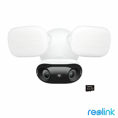 Reolink 4K 180?Battery Wi-Fi Floodlight Security Camera with 64GB SD Card
