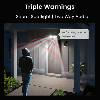 Reolink 4K 180?Battery Wi-Fi Floodlight Security Camera with 64GB SD Card