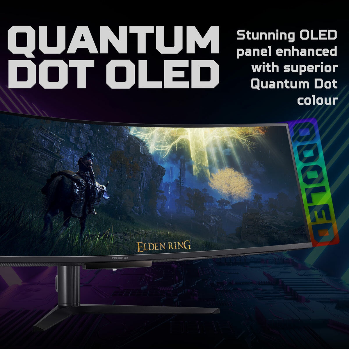 Acer Predator X49 X 49 Inch DQHD 240Hz QD-OLED Gaming Monitor, UM.SXXEE.X02