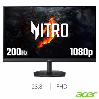 Acer Nitro KG1 23.8 Inch Full HD Gaming Monitor, UM.QX1EE.104