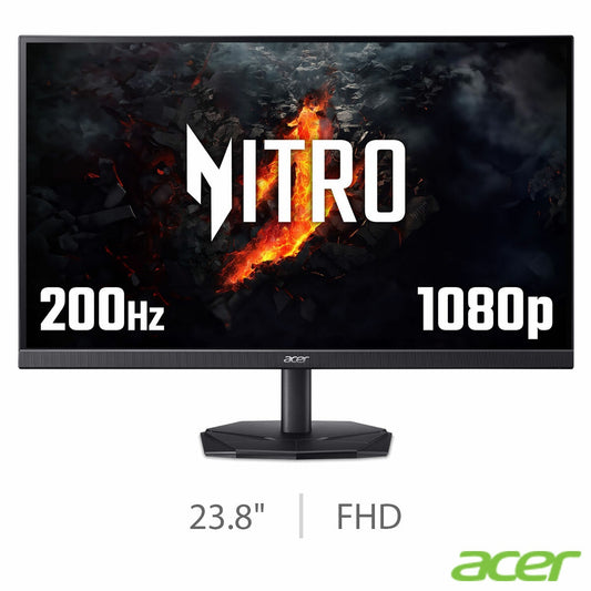 Acer Nitro KG1 23.8 Inch Full HD Gaming Monitor, UM.QX1EE.104